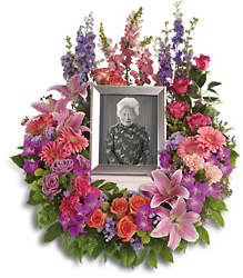 In Memoriam Wreath from Martinsville Florist, flower shop in Martinsville, NJ